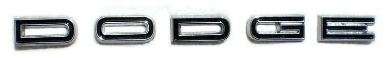 67 & 69 Coronet DODGE Trunk Lid Letters Emblems CHBEMB679