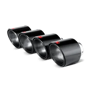 Akrapovic 06-13 Chevrolet Corvette ZO6/ZR1 (C6) Tail Pipe Set (Carbon 125 mm)
