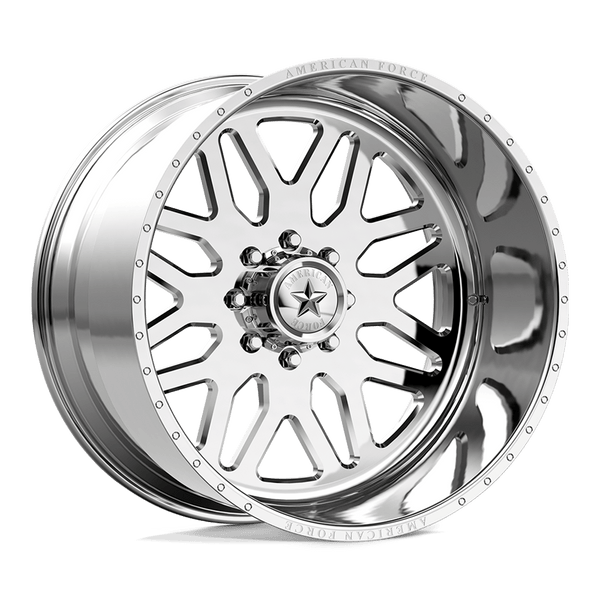 American Force AFW B02 Trax SS 20X10 8X180 -25 mm Polished