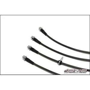 AMS Performance 08-15 Mitsubishi EVO X Stainless Steel Brake Lines (4 Lines)