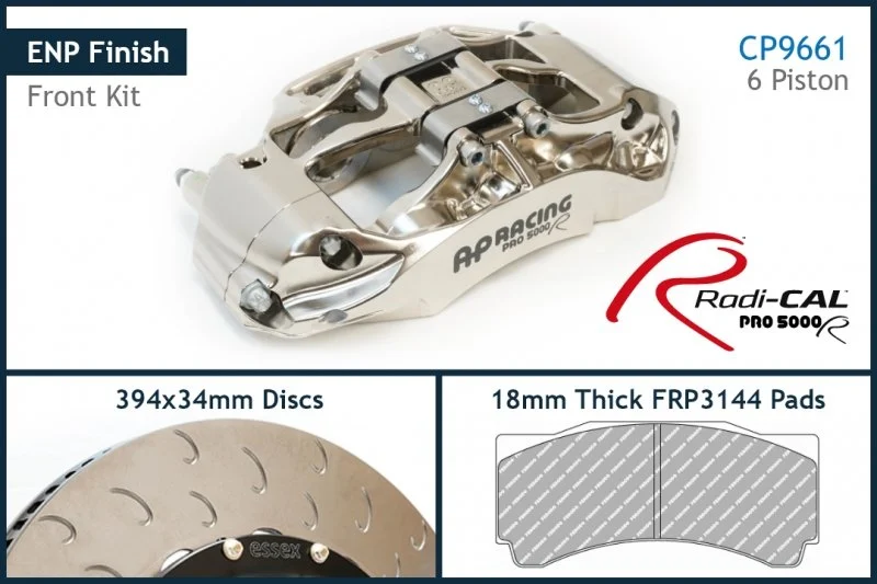 AP Racing by Essex Radi-CAL ENP Competition Brake Kit (Front 9661/394mm)- Porsche 991 GT3/3RS/2RS
