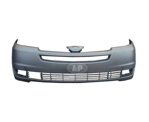 Bumper Front Toyota Sienna 2004-2005 Primed With Radar Hole Without Sensors Capa , TO1000271C - Hunt Parts