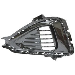 Fog Lamp Bezel Front Driver Side Hyundai Sonata 2018-2019 Primed Turbo , Hy1038127U - Hunt Parts