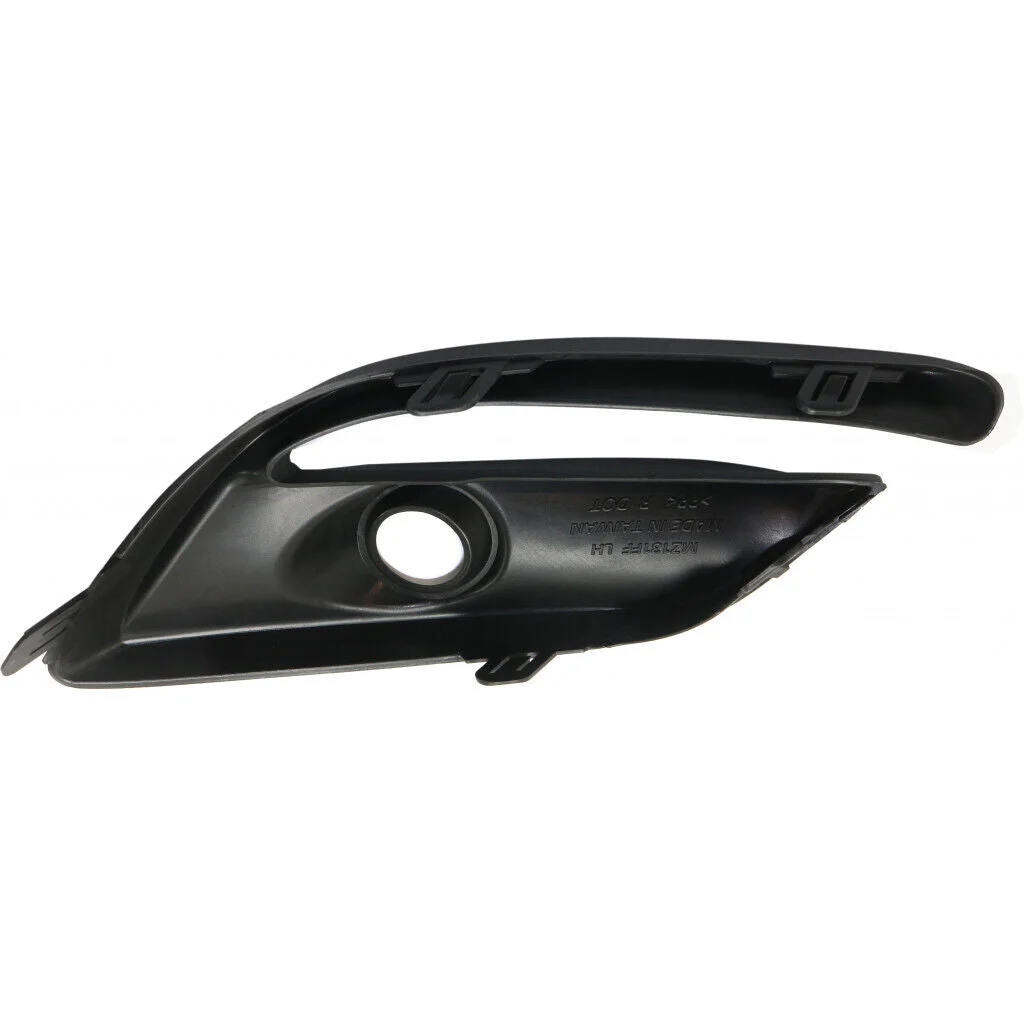 Fog Lamp Bezel Front Driver Side Mazda Mazda 3 2017-2018 Textured Black Sedan /Hatchback , Ma1038135U - Hunt Parts