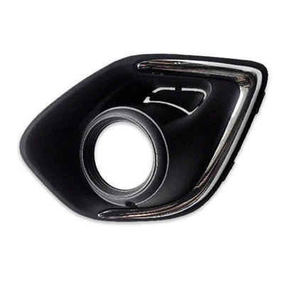 Fog Lamp Bezel Front Driver Side Mitsubishi Outlander Sport 2013-2015 With Chrome Trim , Mi1038116U - Hunt Parts