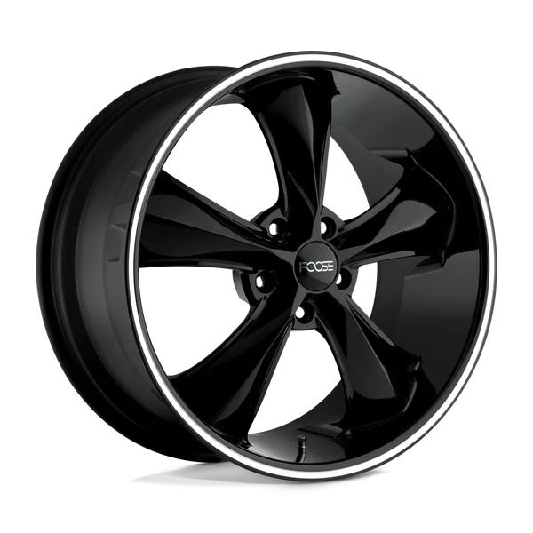 Foose F104 Legend 18X8 5X114.3 1mm Gloss Black Milled