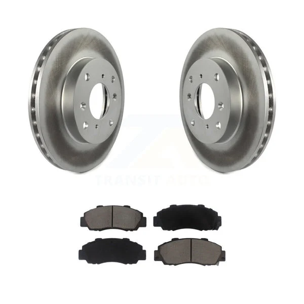 [Front] 1993-1994 Honda Prelude VTEC Premium Coated Rotors & Ceramic Pads Brake Kit For Max Braking