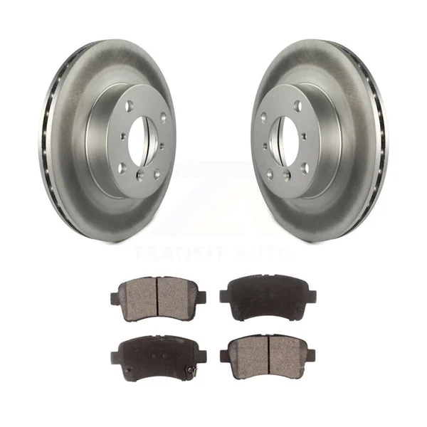 [Front] 2002-2005 Suzuki Aerio Premium Coated Rotors & Ceramic Pads Brake Kit For Max Braking