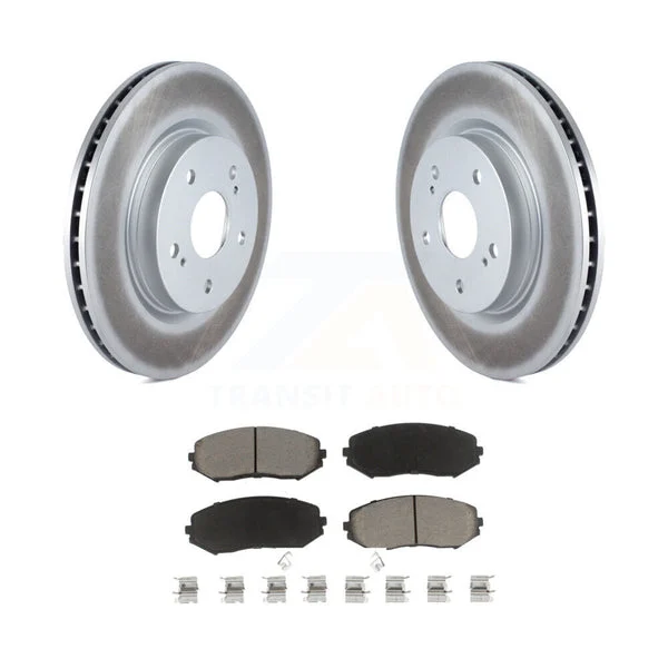 [Front] 2006-2013 Suzuki Grand Vitara Premium Coated Rotors & Ceramic Pads Brake Kit For Max Braking
