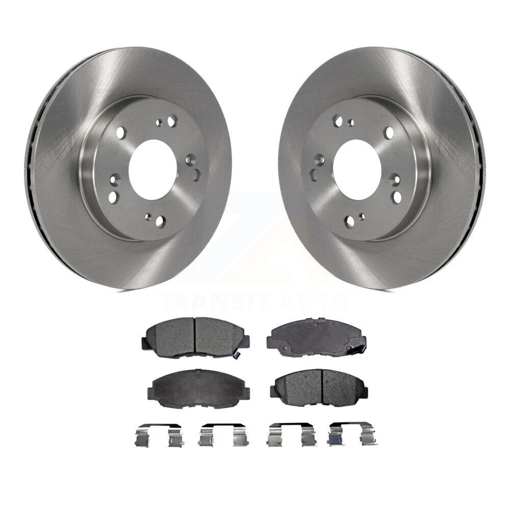 Front Disc Brake Rotor & Ceramic Pads Kit 2006-2011 Honda Civic K8TPA-7100378