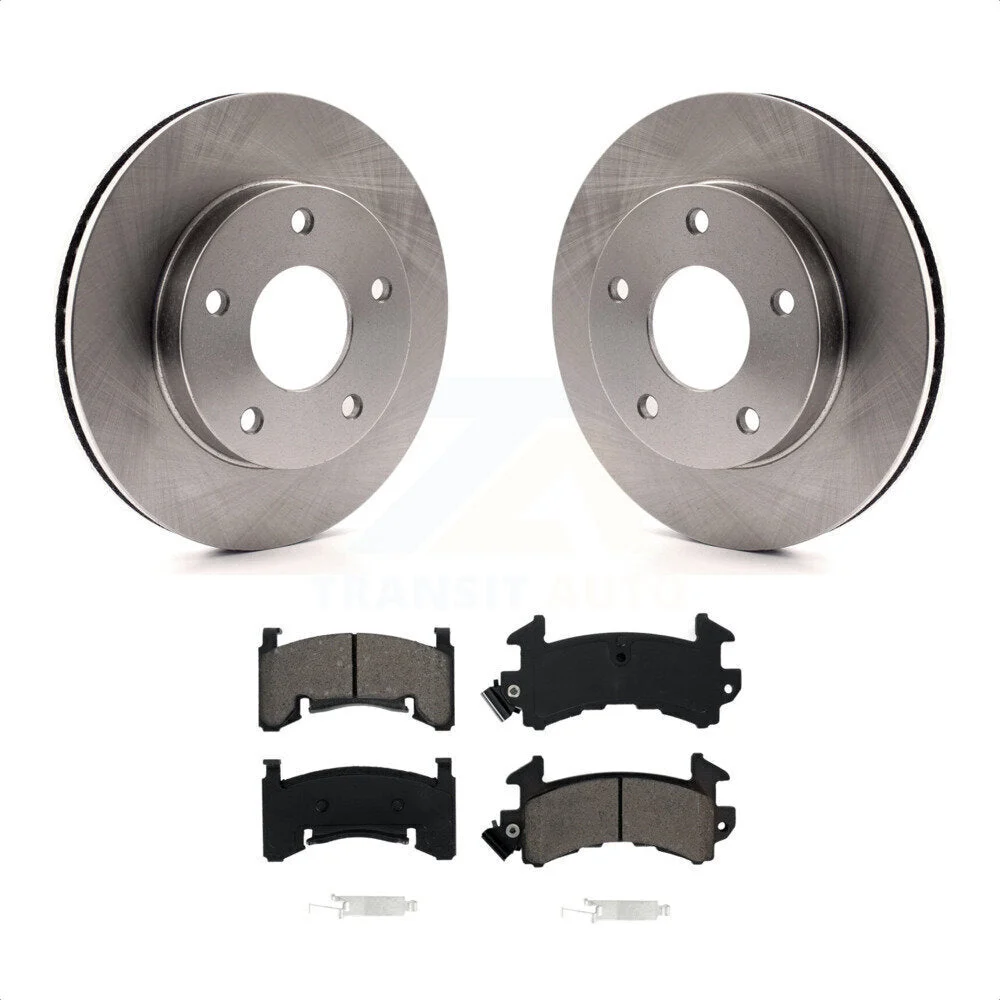 Front Disc Brake Rotor Semi-Metallic Pad Kit For Chevrolet S10 GMC Sonoma Blazer Jimmy S15 Cadillac Eldorado Oldsmobile Buick Riviera Seville Bravada Toronado Typhoon Syclone K8S-100001