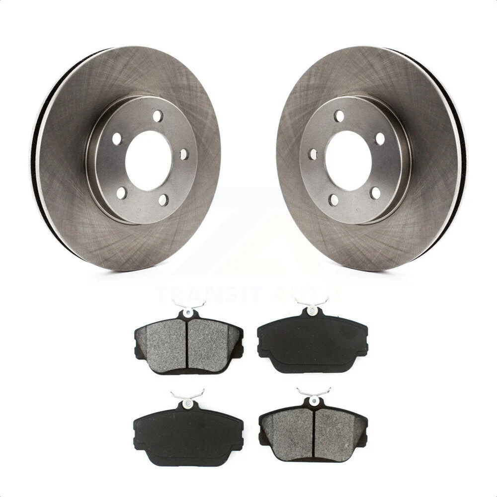 Front Disc Brake Rotors And Semi-Metallic Pads Kit For 1994-1995 Ford Taurus SHO K8S-100102
