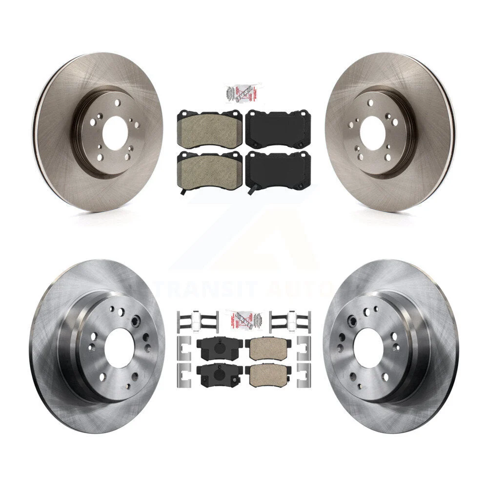 Front Rear Disc Brake Rotor/Brake Pads Kit 2004-2008 Acura TL K8APA-7102675