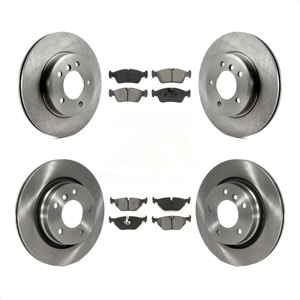 Front Rear Disc Brake Rotors And Semi-Metallic Pads Kit For BMW 325i 325Ci 323i 328i 323Ci 328Ci K8F-101104