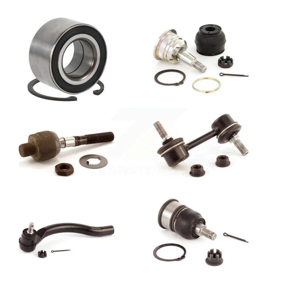 Front Right Wheel Bearing/End Link/Tie Rod Kit 2003-2008 Acura TSX & Honda Accord K7TPA-7103752