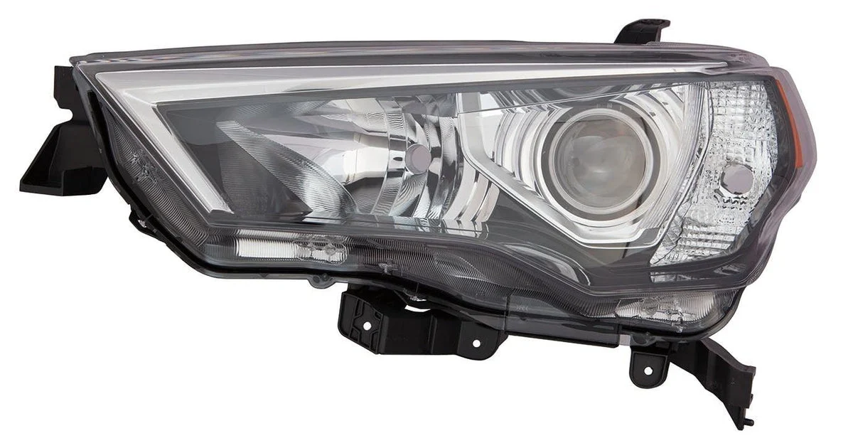 Head Lamp Driver Side Toyota 4Runner 2014-2020 Halogen With Chrome Trim/Black Bezel High Quality , TO2518150