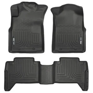 Husky Liners 05-13 Toyota Tacoma WeatherBeater Combo Black Floor Liners