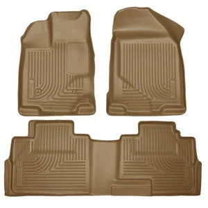 Husky Liners 07-13 Ford Edge / 07-13 Lincoln MKX Weatherbeater Tan Front & 2nd Seat Floor Liners