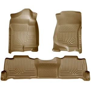 Husky Liners 07-13 GM Escalade/Suburban/Yukon WeatherBeater Tan Front & 2nd Seat Floor Liners