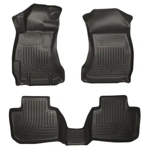 Husky Liners 10-12 Subaru Legacy/Outback WeatherBeater Combo Black Floor Liners