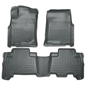 Husky Liners 10-12 Toyota 4Runner/Lexus GX460 WeatherBeater Combo Black Floor Liners