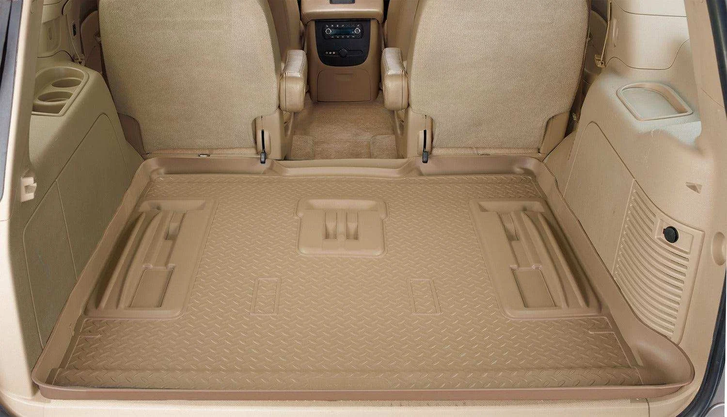 Husky Liners 21702 - Classic Style Cargo Liner Behind 3rd Seat for Chevy,Suburban
