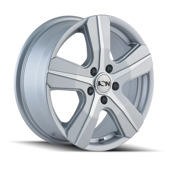 ION Alloy 101 16X6.5 5X108 50mm Silver And Machined Face