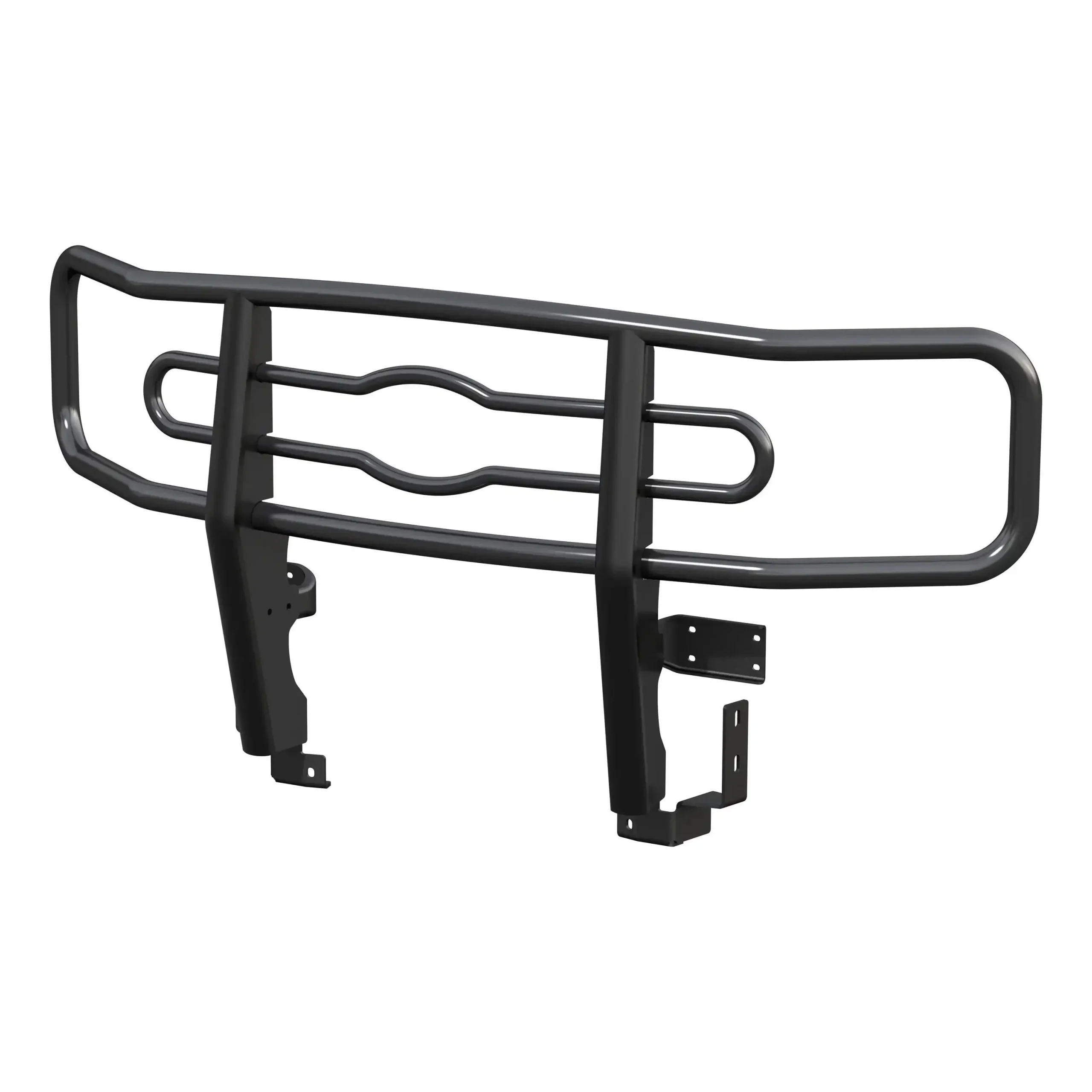 LUVERNE 202197-341332 - Black Steel 2 Tubular Grille Guard, Select Ram 2500, 3500