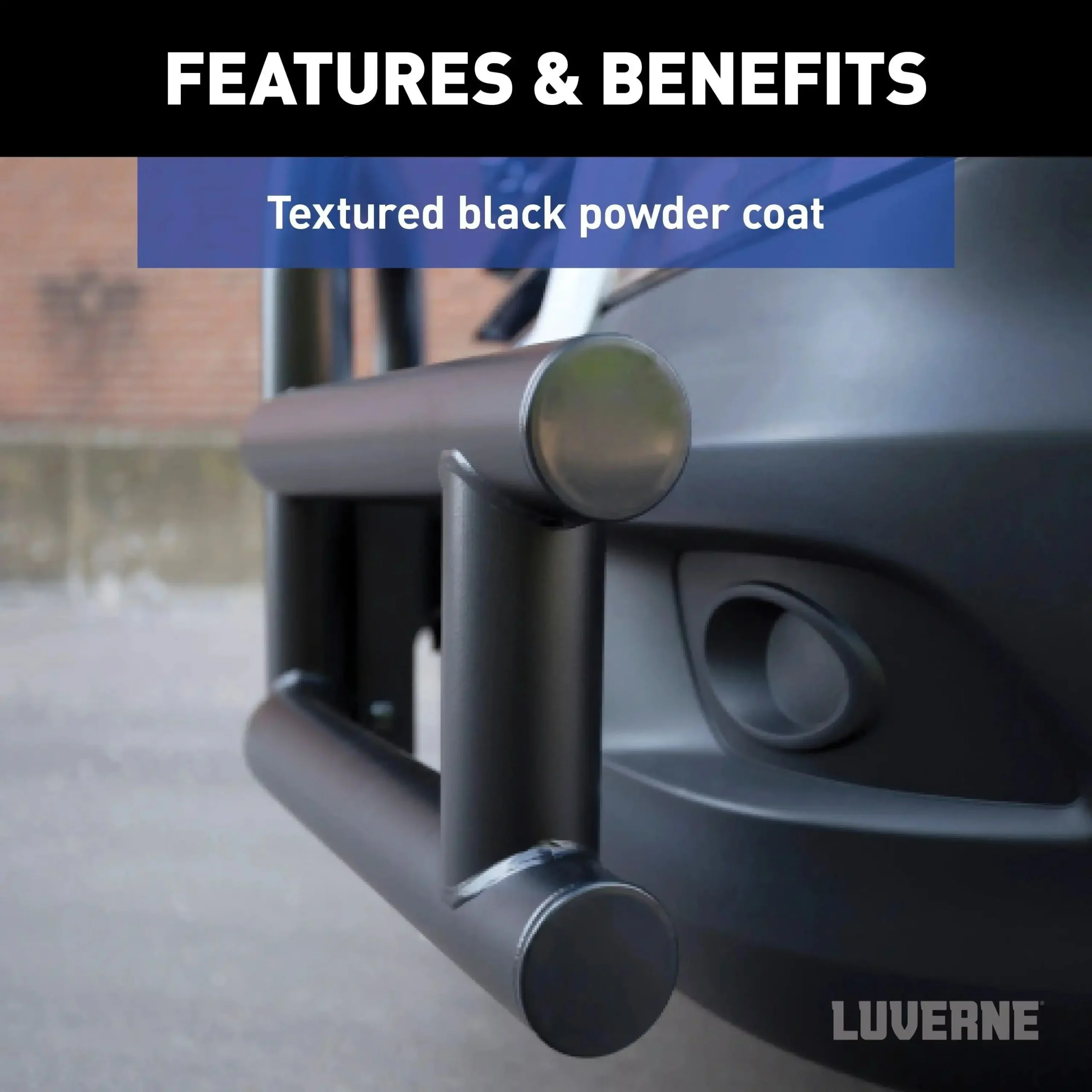 LUVERNE 205530-205910 - Tuff Guard Black Stainless Van Grille Guard, Select ProMaster 1500, 2500, 3500