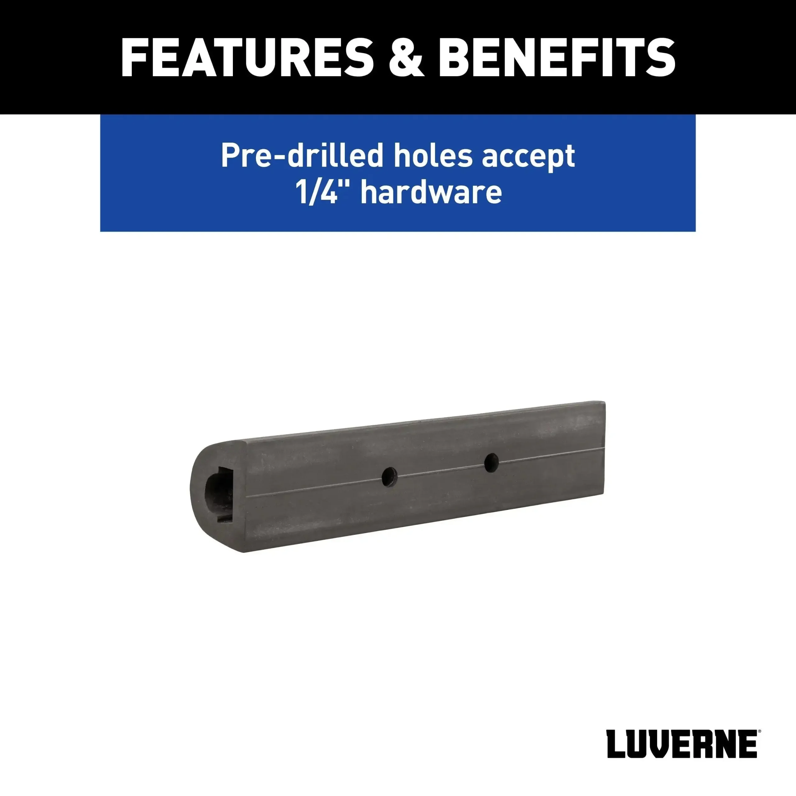 LUVERNE 2090615 - 10 Universal Rubber Bumper Strip