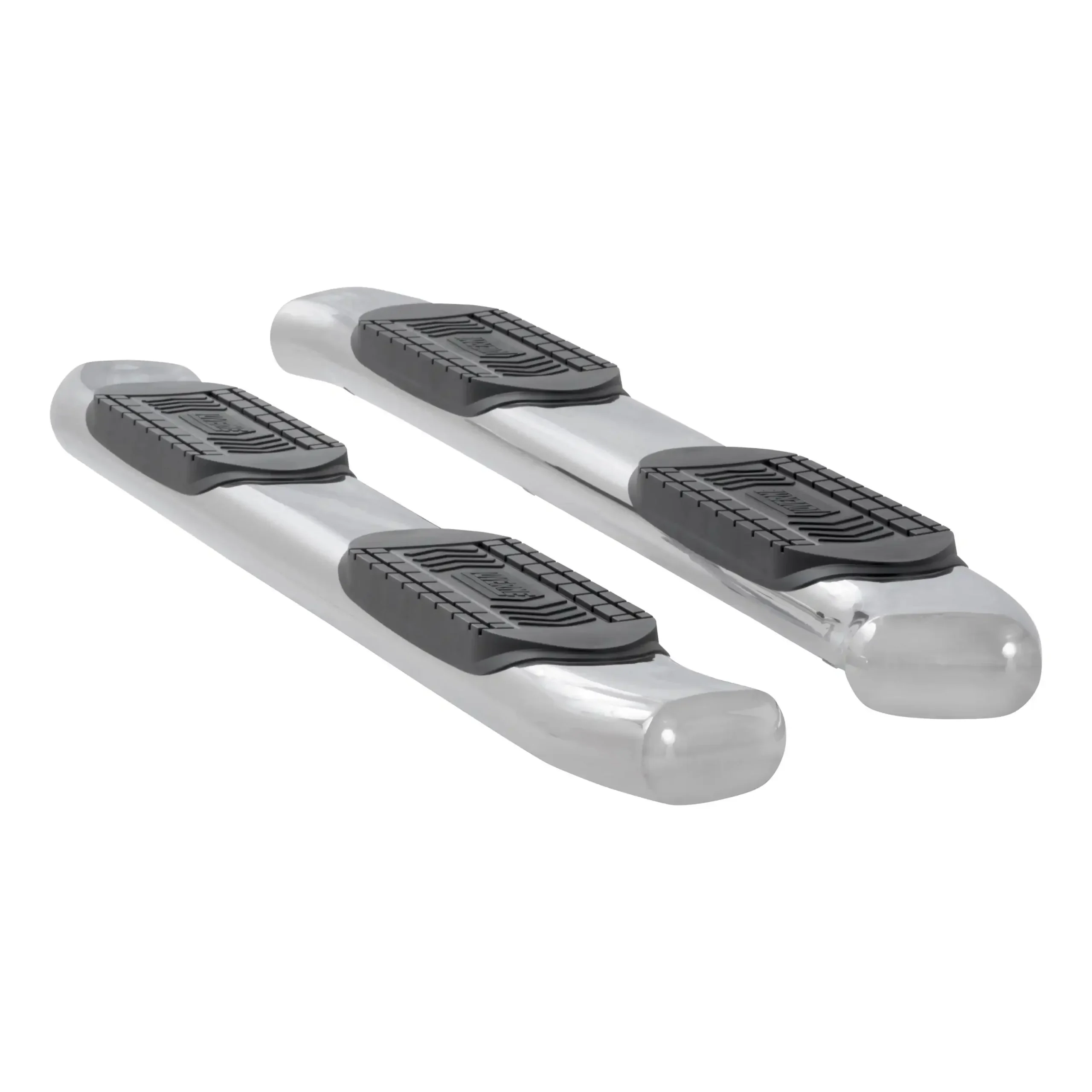 LUVERNE 241532 - 6 Inch Nerf Bars (Oval Tubular Polished Stainless Steel) 1 Pair