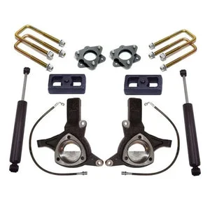 MaxTrac 07-16 GM C1500 2WD w/Cast Steel Susp. 6in/3in Spindle Lift Kit w/MaxTrac Shocks