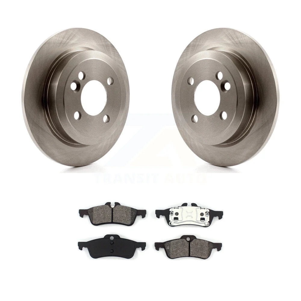 Rear Disc Brake Rotor & Semi-Metallic Pads Kit 2002-2006 Mini Cooper K8SPA-7101784