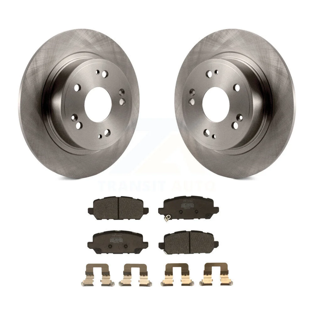 Rear Disc Brake Rotor & Semi-Metallic Pads Kit 2016-2022 Honda HR-V K8FPA-7102597