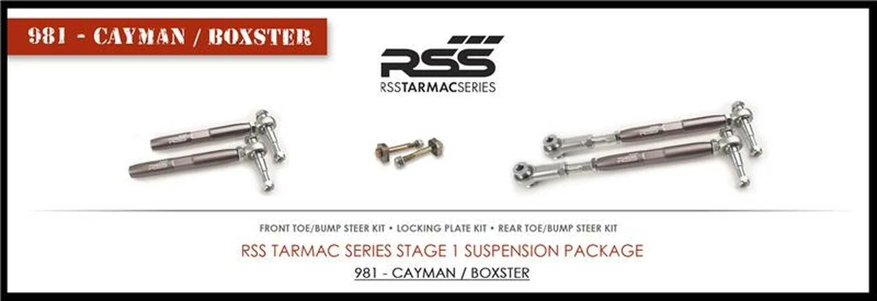 RSS Tarmac Series Stage 1 Kit - Porsche 987 Boxster/Cayman