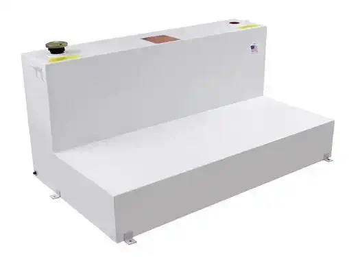 TrailFX 211801S - 80 Gal Cap L-Shaped 48x31x25 White Steel W/Lockable