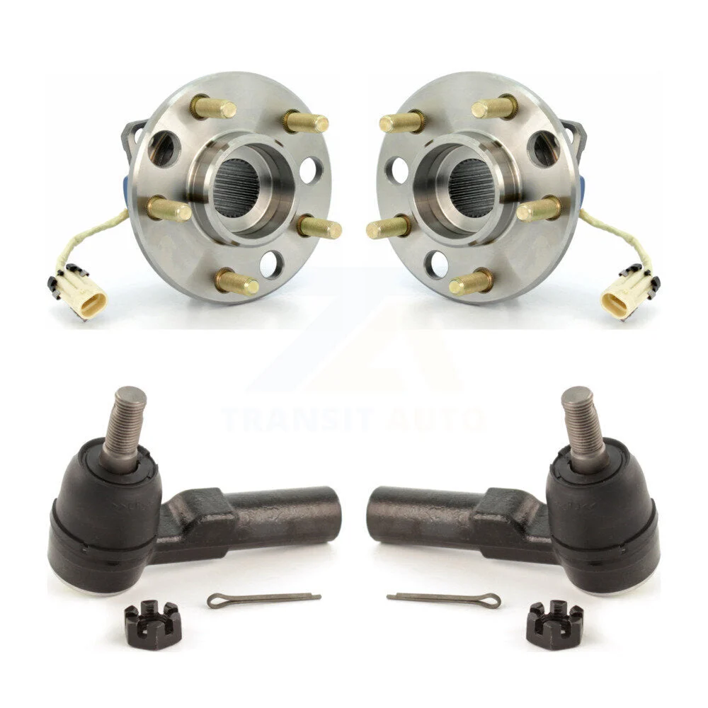 Wheel Bearing Tie Rod End Front Kit For Cadillac DeVille Eldorado Seville Buick